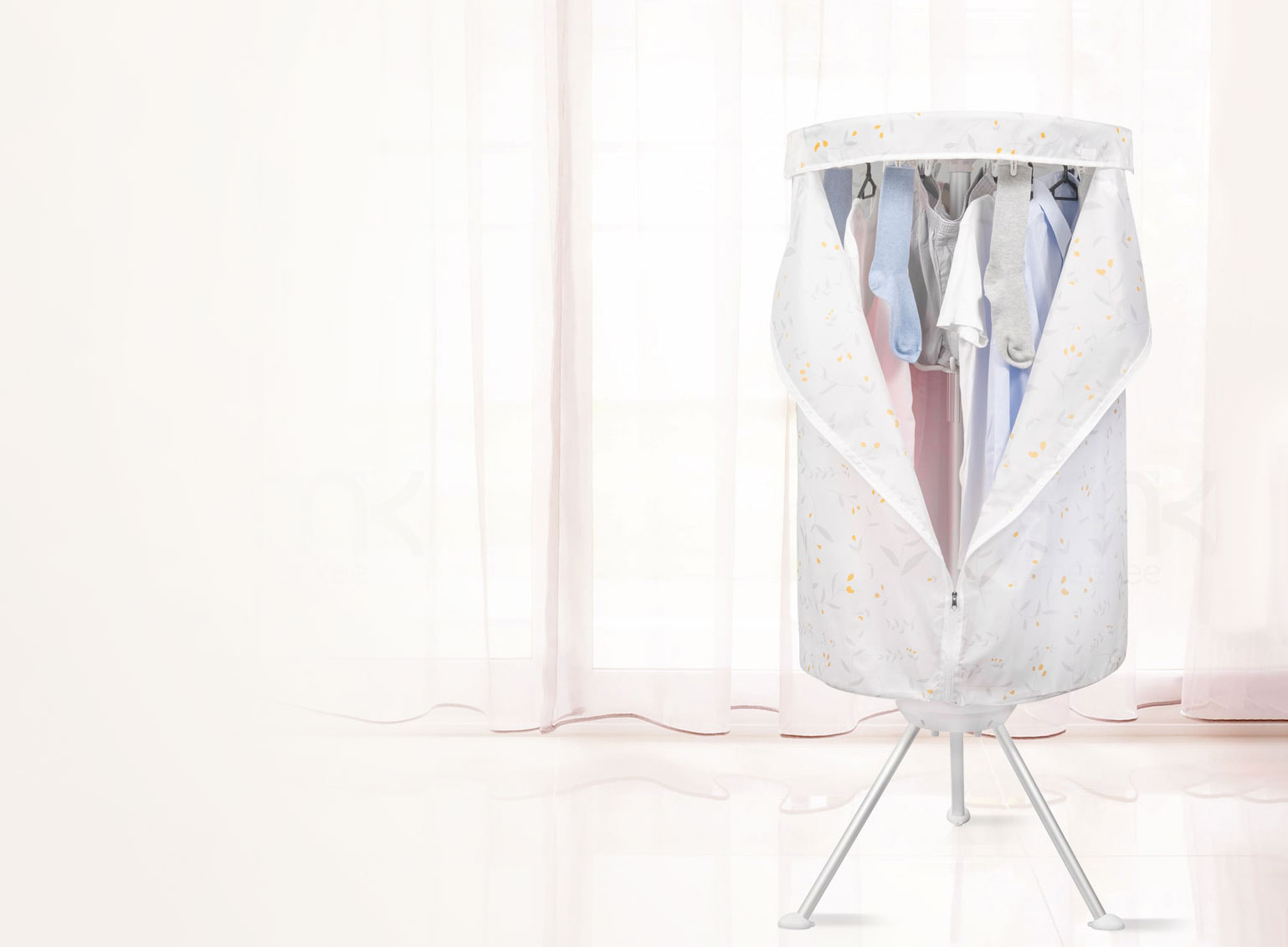 Foldable Upright Clothes Dryer for Clothes & Shoes